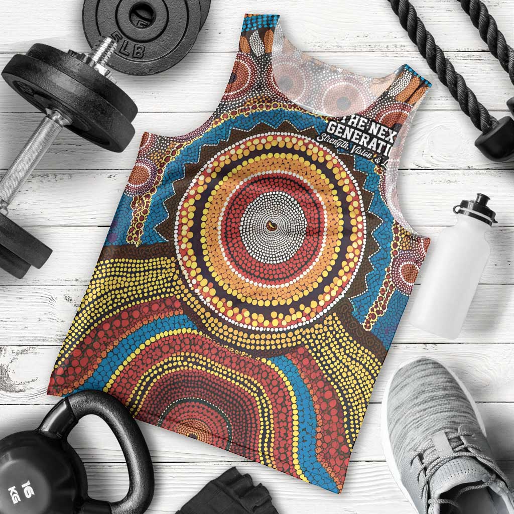 A Bright Future NAIDOC 2025 Men Tank Top Aboriginal Indigenous Art