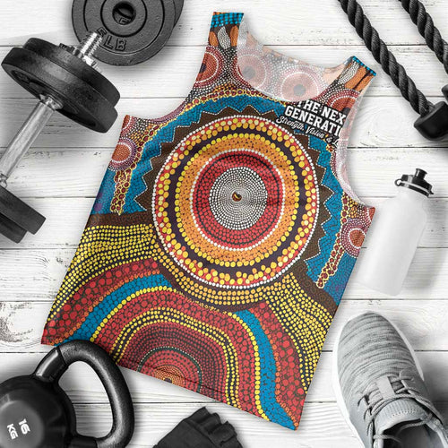 A Bright Future NAIDOC 2025 Men Tank Top Aboriginal Indigenous Art