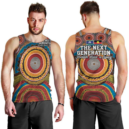A Bright Future NAIDOC 2025 Men Tank Top Aboriginal Indigenous Art