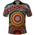 A Bright Future NAIDOC 2025 Polo Shirt Aboriginal Indigenous Art