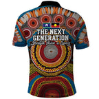 A Bright Future NAIDOC 2025 Polo Shirt Aboriginal Indigenous Art