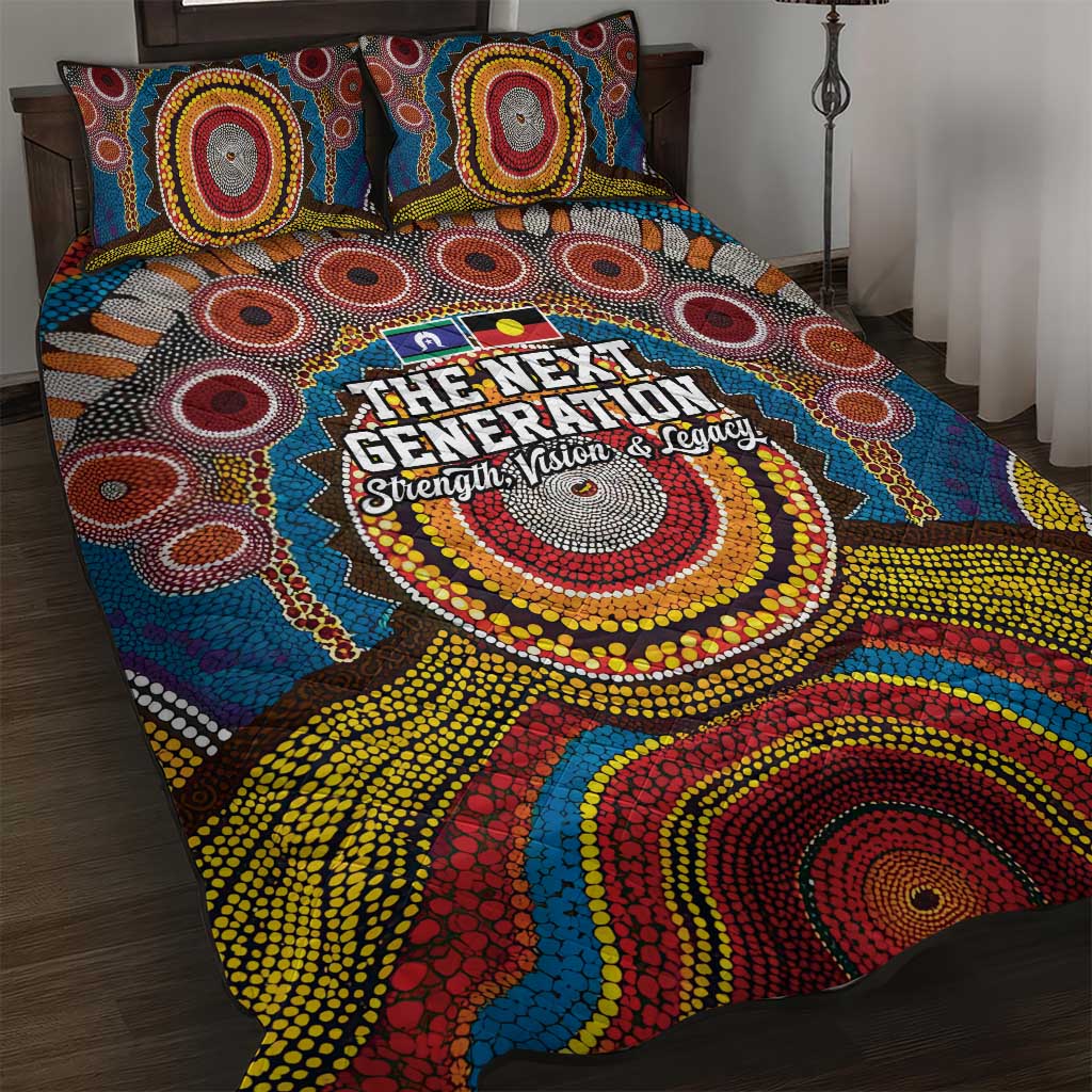 A Bright Future NAIDOC 2025 Quilt Bed Set Aboriginal Indigenous Art