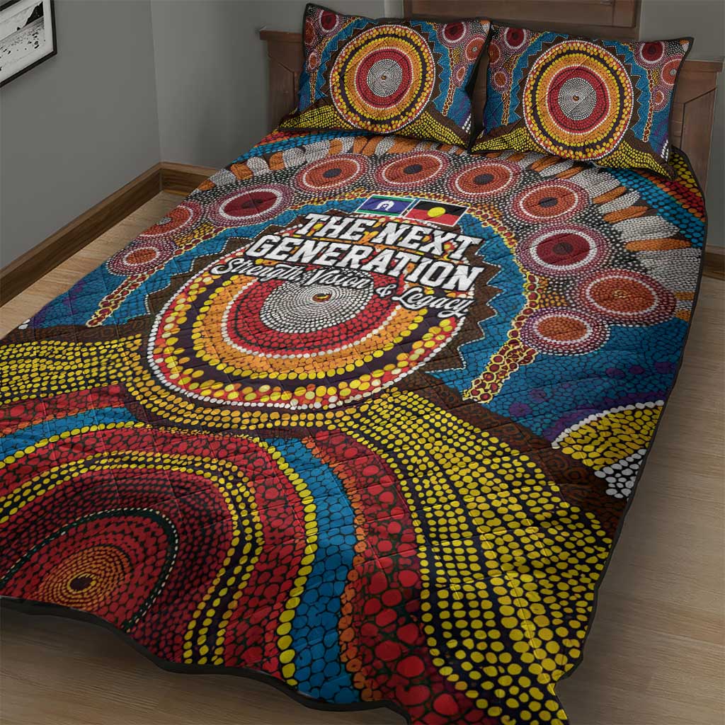 A Bright Future NAIDOC 2025 Quilt Bed Set Aboriginal Indigenous Art