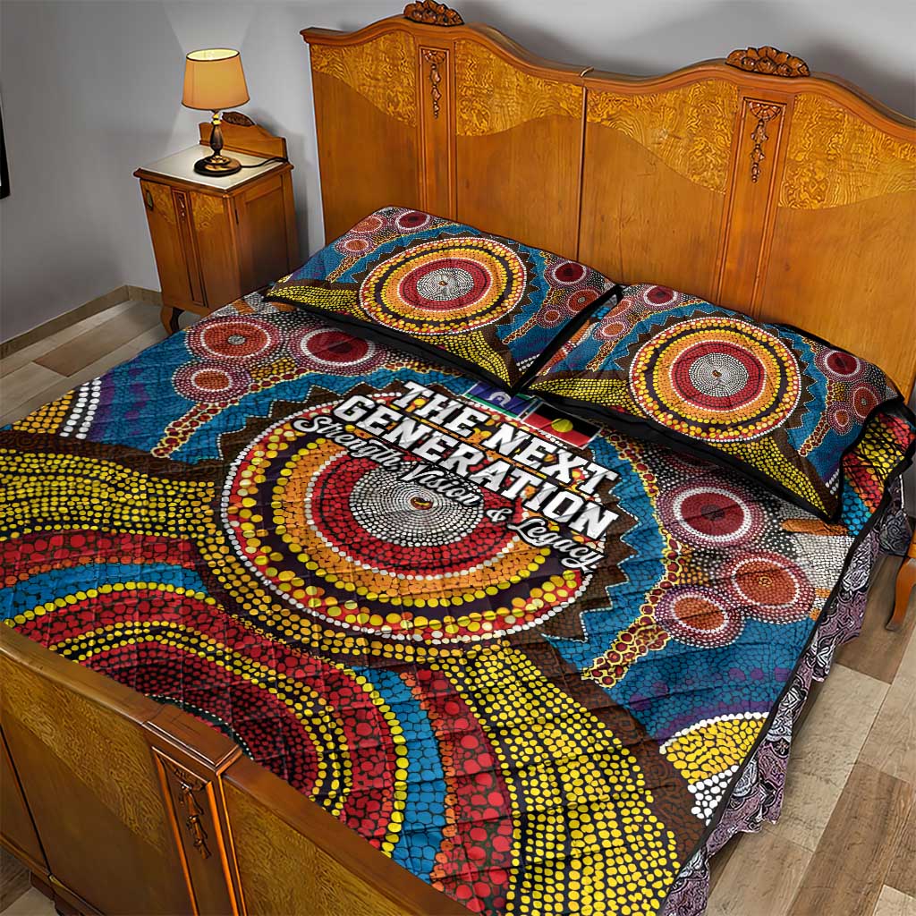 A Bright Future NAIDOC 2025 Quilt Bed Set Aboriginal Indigenous Art