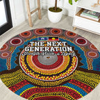 A Bright Future NAIDOC 2025 Round Carpet Aboriginal Indigenous Art