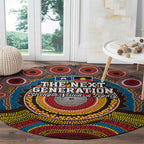 A Bright Future NAIDOC 2025 Round Carpet Aboriginal Indigenous Art