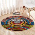 A Bright Future NAIDOC 2025 Round Carpet Aboriginal Indigenous Art
