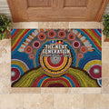 A Bright Future NAIDOC 2025 Rubber Doormat Aboriginal Indigenous Art