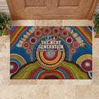 A Bright Future NAIDOC 2025 Rubber Doormat Aboriginal Indigenous Art