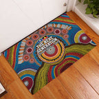 A Bright Future NAIDOC 2025 Rubber Doormat Aboriginal Indigenous Art