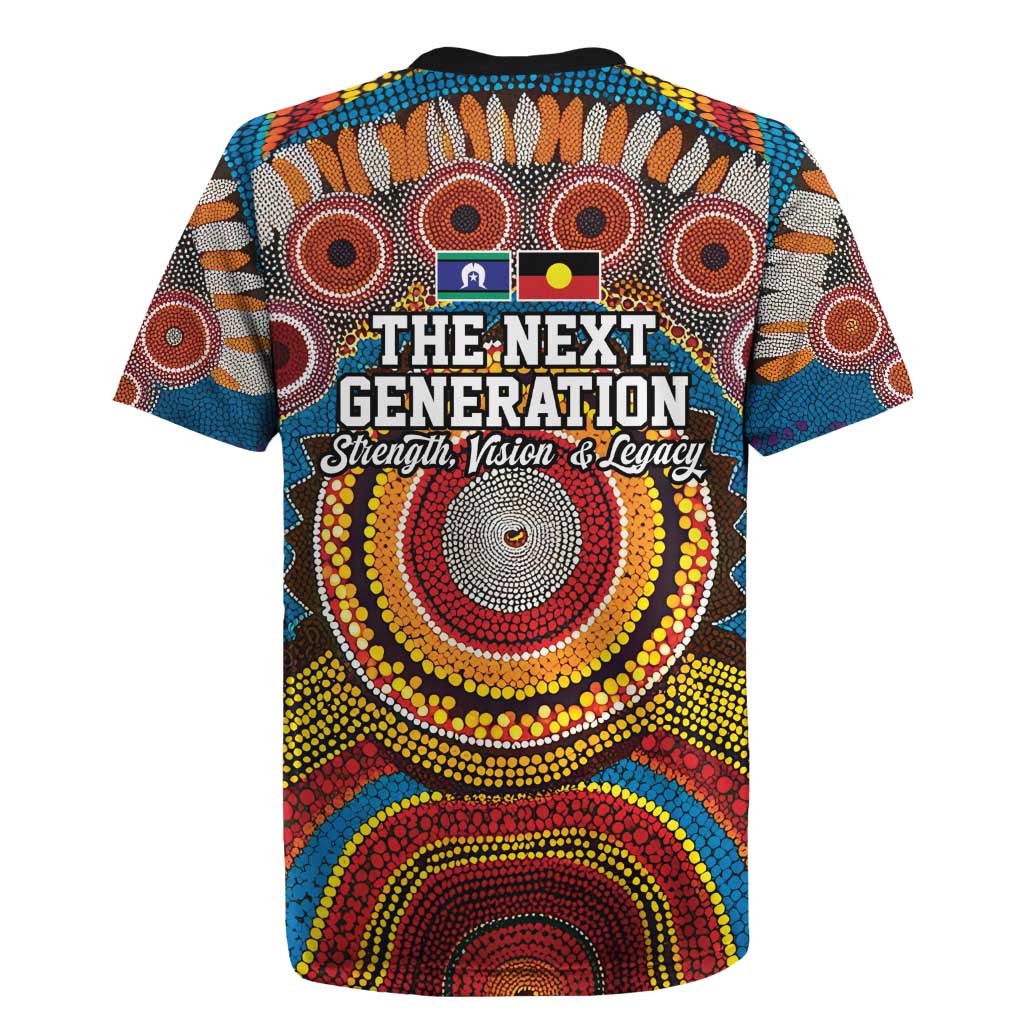 A Bright Future NAIDOC 2025 Rugby Jersey Aboriginal Indigenous Art