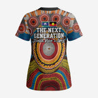 A Bright Future NAIDOC 2025 Scrub Top Aboriginal Indigenous Art - Aussie Hoodie
