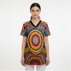 A Bright Future NAIDOC 2025 Scrub Top Aboriginal Indigenous Art - Aussie Hoodie