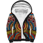 A Bright Future NAIDOC 2025 Sherpa Hoodie Aboriginal Indigenous Art