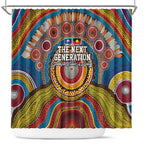 A Bright Future NAIDOC 2025 Shower Curtain Aboriginal Indigenous Art