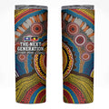 A Bright Future NAIDOC 2025 Skinny Tumbler Aboriginal Indigenous Art
