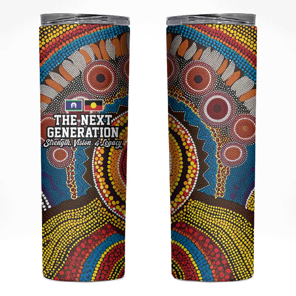 A Bright Future NAIDOC 2025 Skinny Tumbler Aboriginal Indigenous Art