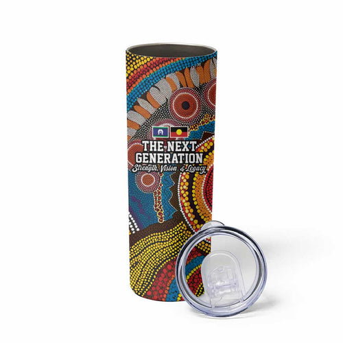 A Bright Future NAIDOC 2025 Skinny Tumbler Aboriginal Indigenous Art
