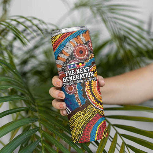 A Bright Future NAIDOC 2025 Skinny Tumbler Aboriginal Indigenous Art