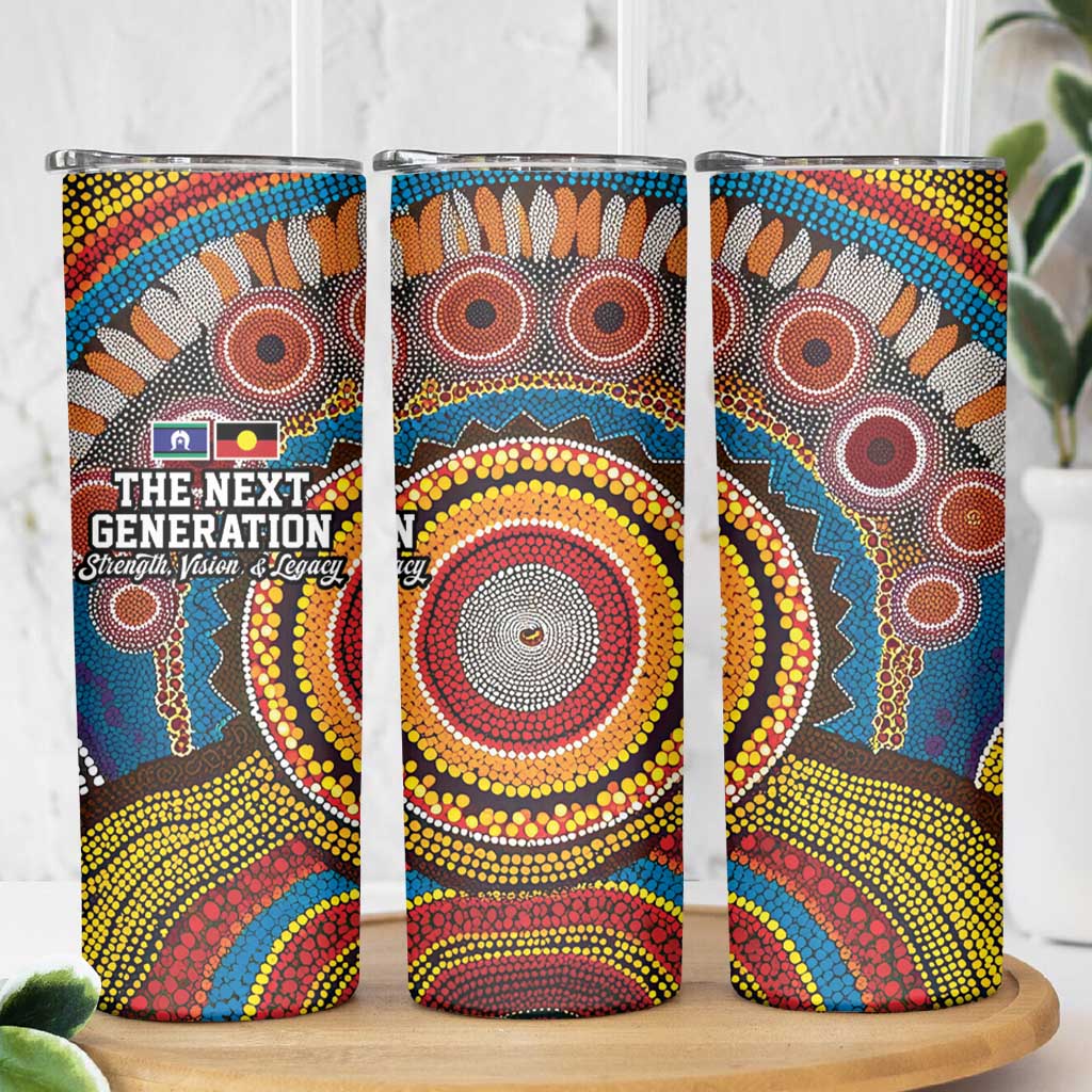 A Bright Future NAIDOC 2025 Skinny Tumbler Aboriginal Indigenous Art