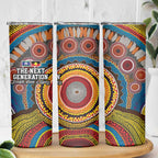 A Bright Future NAIDOC 2025 Skinny Tumbler Aboriginal Indigenous Art