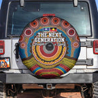 A Bright Future NAIDOC 2025 Spare Tire Cover Aboriginal Indigenous Art