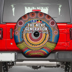 A Bright Future NAIDOC 2025 Spare Tire Cover Aboriginal Indigenous Art