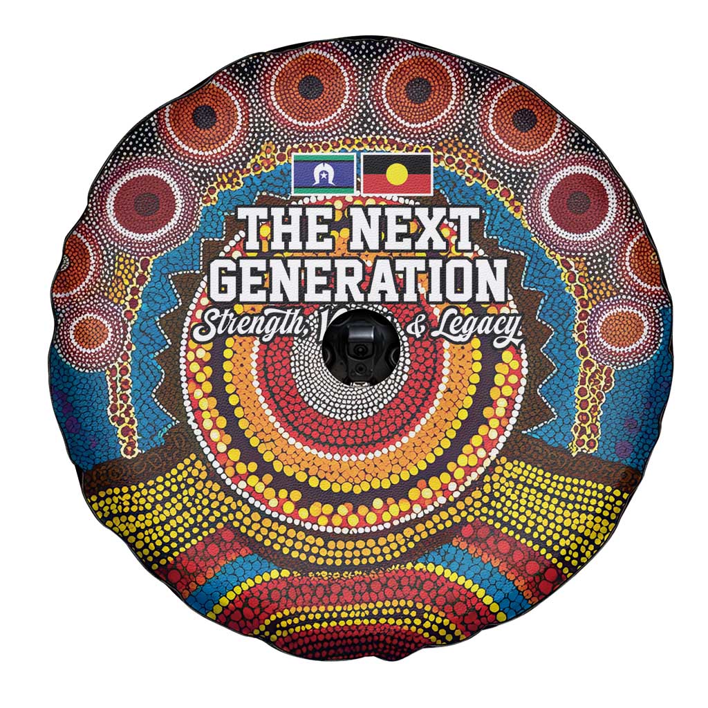 A Bright Future NAIDOC 2025 Spare Tire Cover Aboriginal Indigenous Art