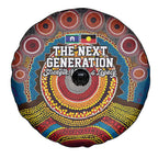 A Bright Future NAIDOC 2025 Spare Tire Cover Aboriginal Indigenous Art