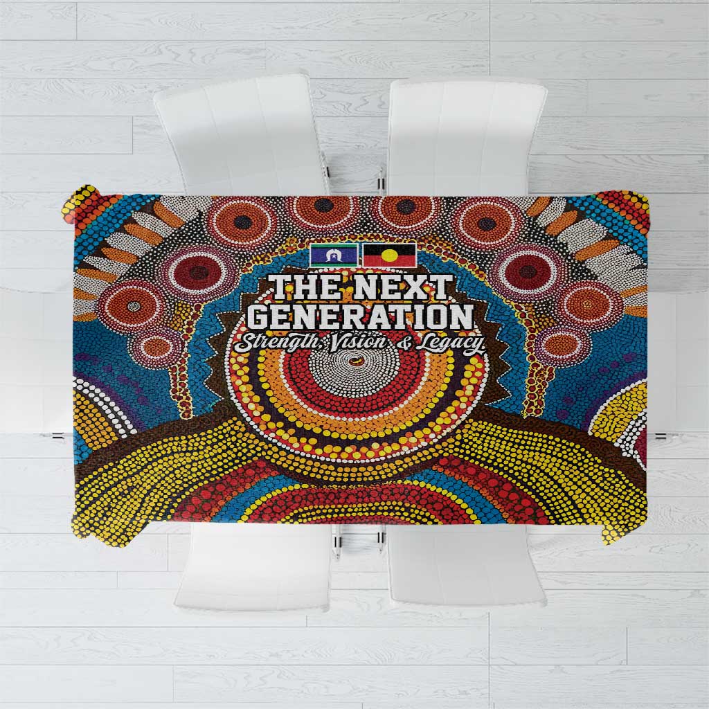 A Bright Future NAIDOC 2025 Tablecloth Aboriginal Indigenous Art