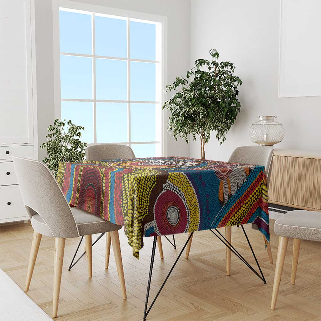 A Bright Future NAIDOC 2025 Tablecloth Aboriginal Indigenous Art