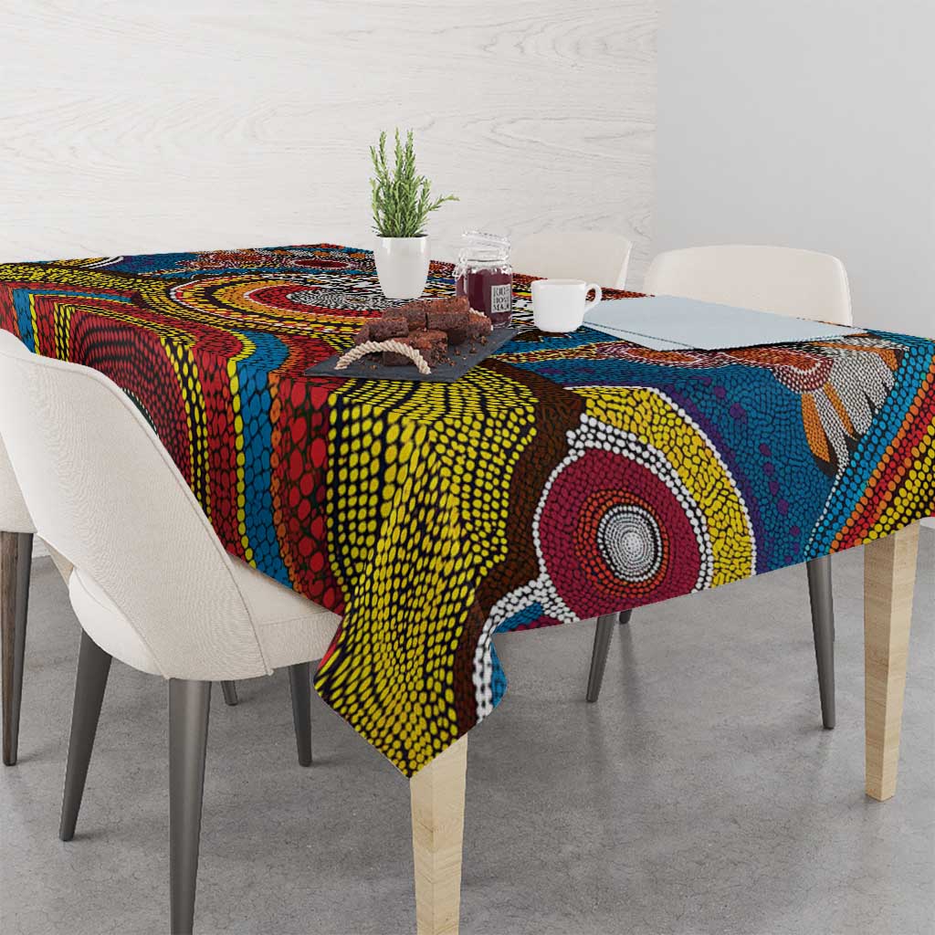 A Bright Future NAIDOC 2025 Tablecloth Aboriginal Indigenous Art