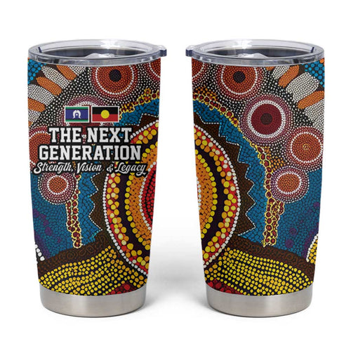 A Bright Future NAIDOC 2025 Tumbler Cup Aboriginal Indigenous Art