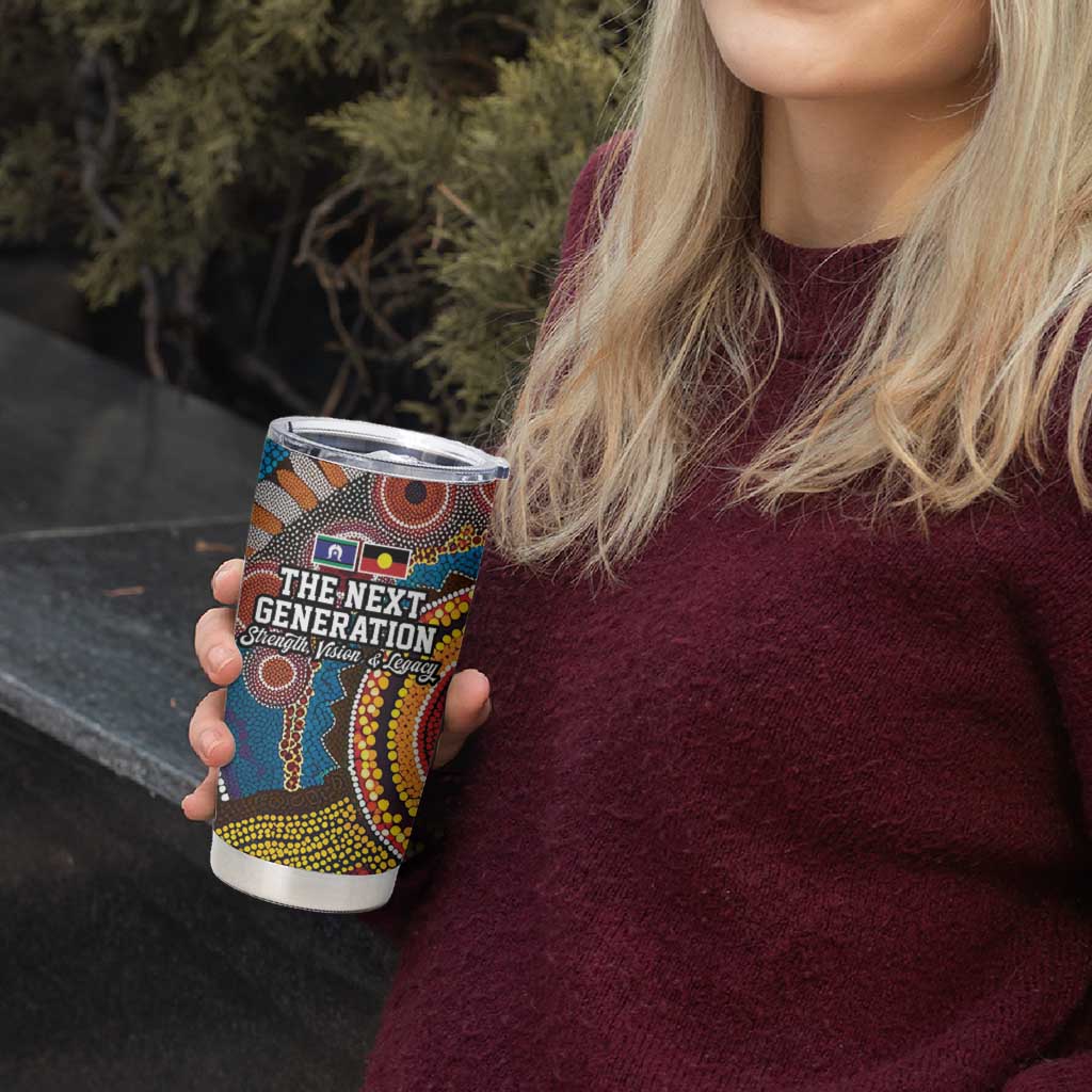 A Bright Future NAIDOC 2025 Tumbler Cup Aboriginal Indigenous Art