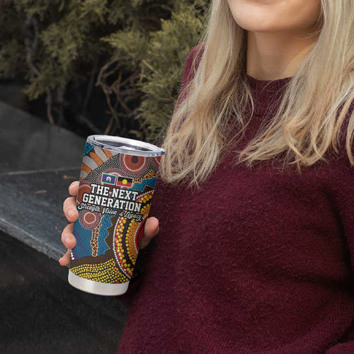A Bright Future NAIDOC 2025 Tumbler Cup Aboriginal Indigenous Art