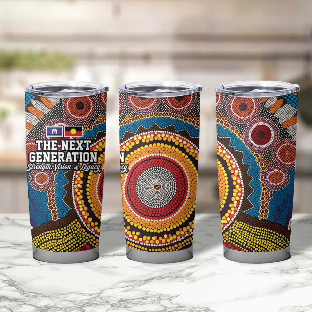 A Bright Future NAIDOC 2025 Tumbler Cup Aboriginal Indigenous Art