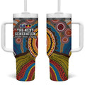 A Bright Future NAIDOC 2025 Tumbler With Handle Aboriginal Indigenous Art