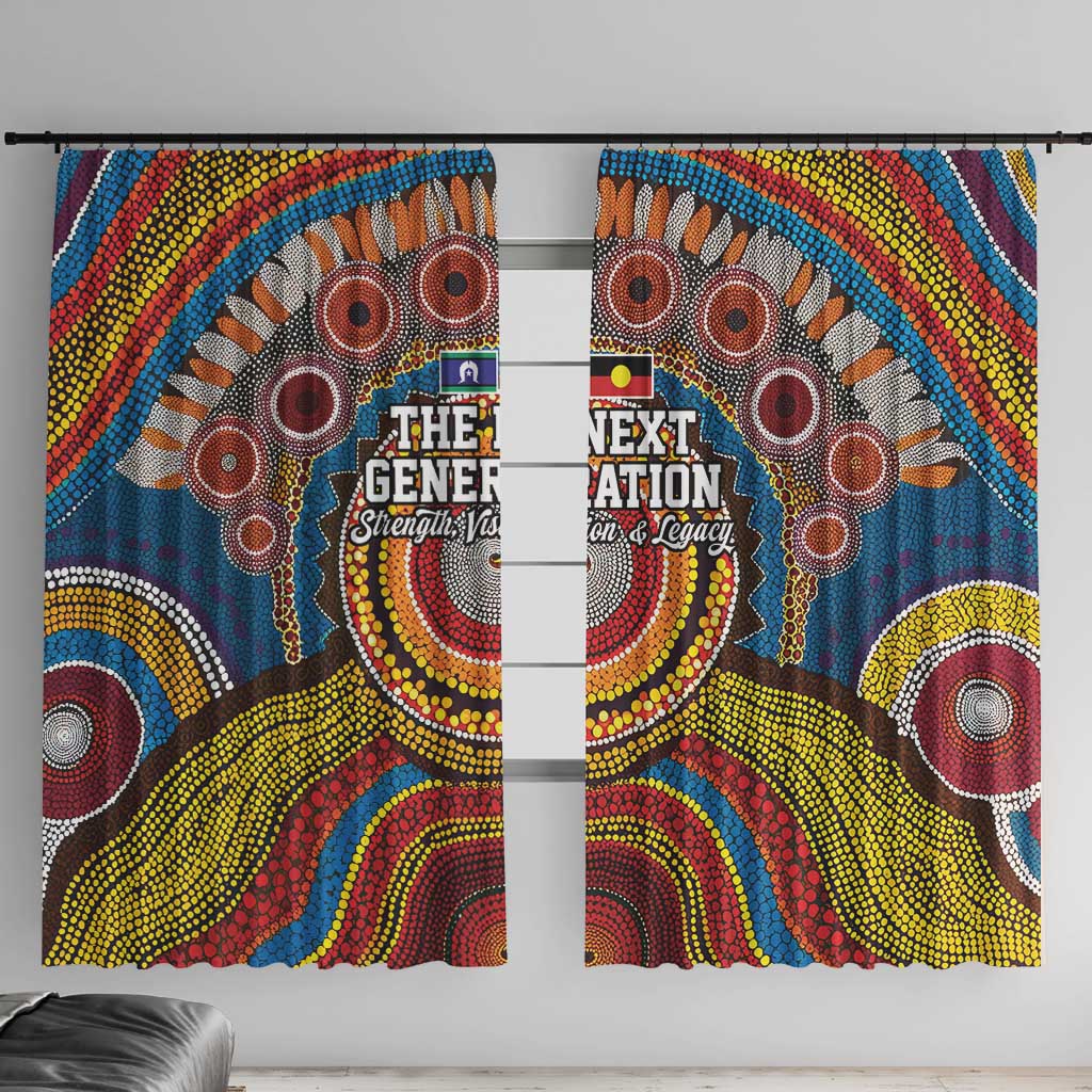 A Bright Future NAIDOC 2025 Window Curtain Aboriginal Indigenous Art