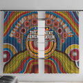 A Bright Future NAIDOC 2025 Window Curtain Aboriginal Indigenous Art