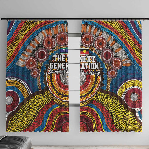 A Bright Future NAIDOC 2025 Window Curtain Aboriginal Indigenous Art