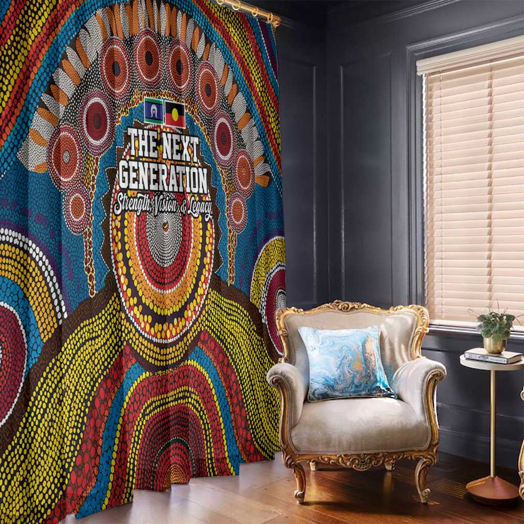 A Bright Future NAIDOC 2025 Window Curtain Aboriginal Indigenous Art