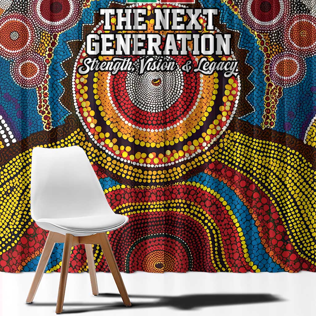 A Bright Future NAIDOC 2025 Window Curtain Aboriginal Indigenous Art