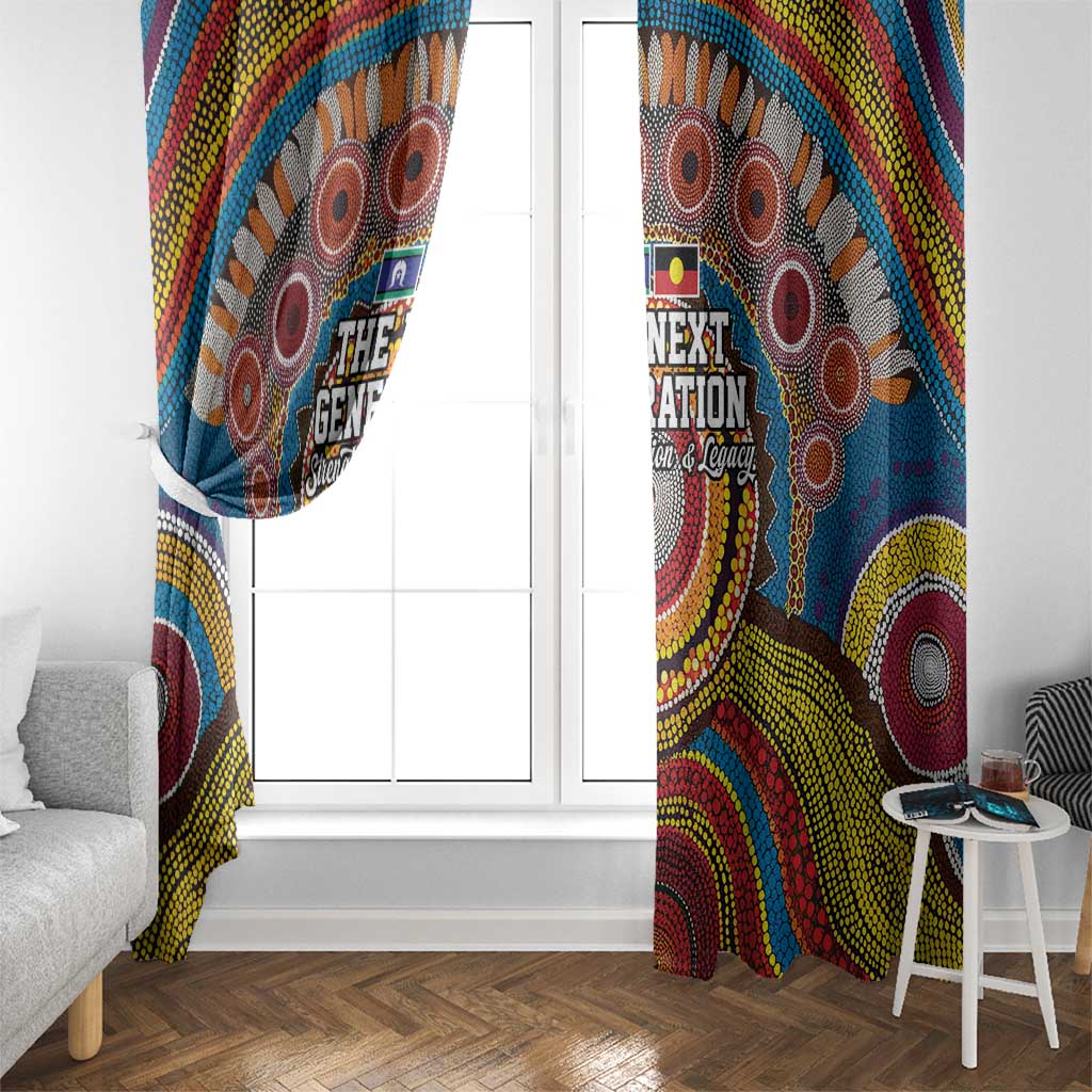 A Bright Future NAIDOC 2025 Window Curtain Aboriginal Indigenous Art