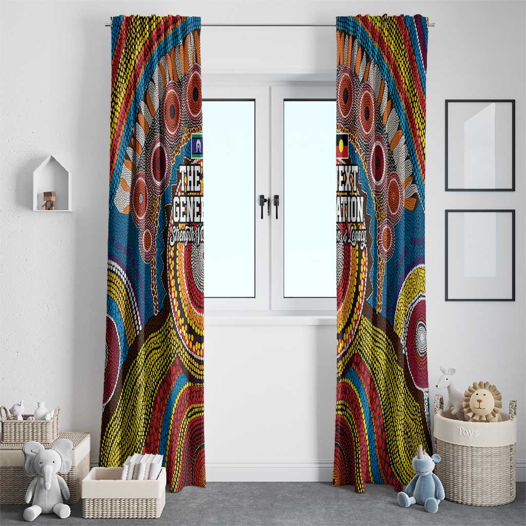 A Bright Future NAIDOC 2025 Window Curtain Aboriginal Indigenous Art