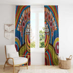 A Bright Future NAIDOC 2025 Window Curtain Aboriginal Indigenous Art