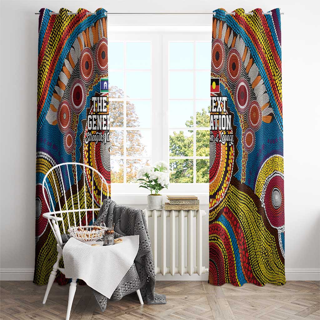 A Bright Future NAIDOC 2025 Window Curtain Aboriginal Indigenous Art