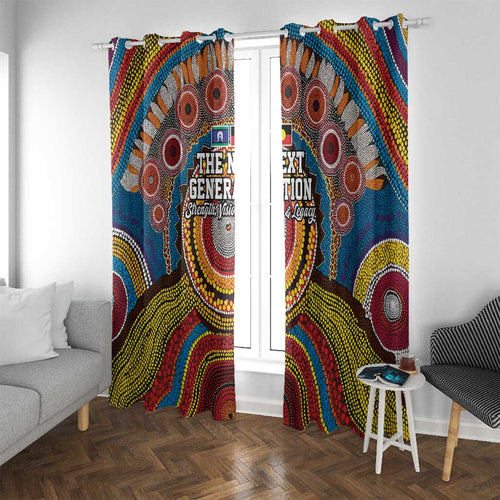 A Bright Future NAIDOC 2025 Window Curtain Aboriginal Indigenous Art