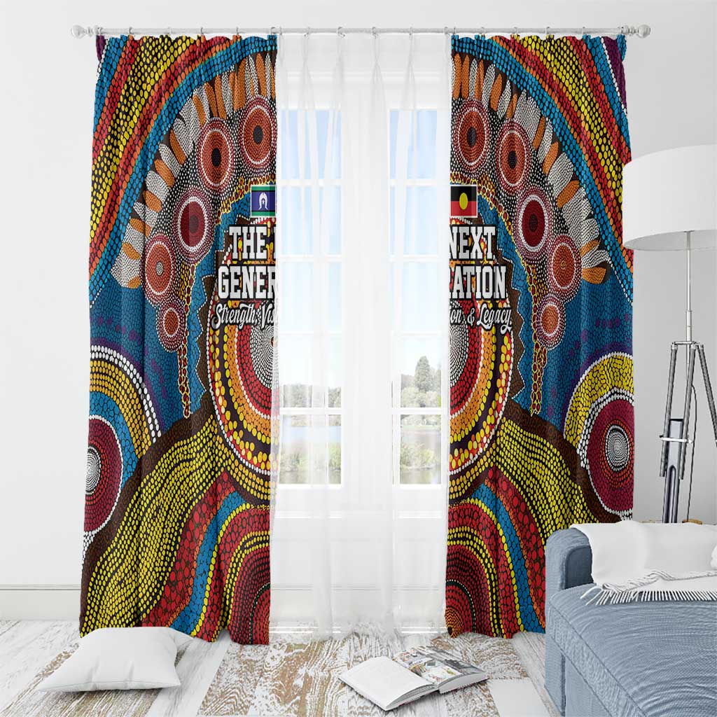 A Bright Future NAIDOC 2025 Window Curtain Aboriginal Indigenous Art
