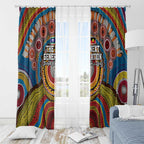 A Bright Future NAIDOC 2025 Window Curtain Aboriginal Indigenous Art