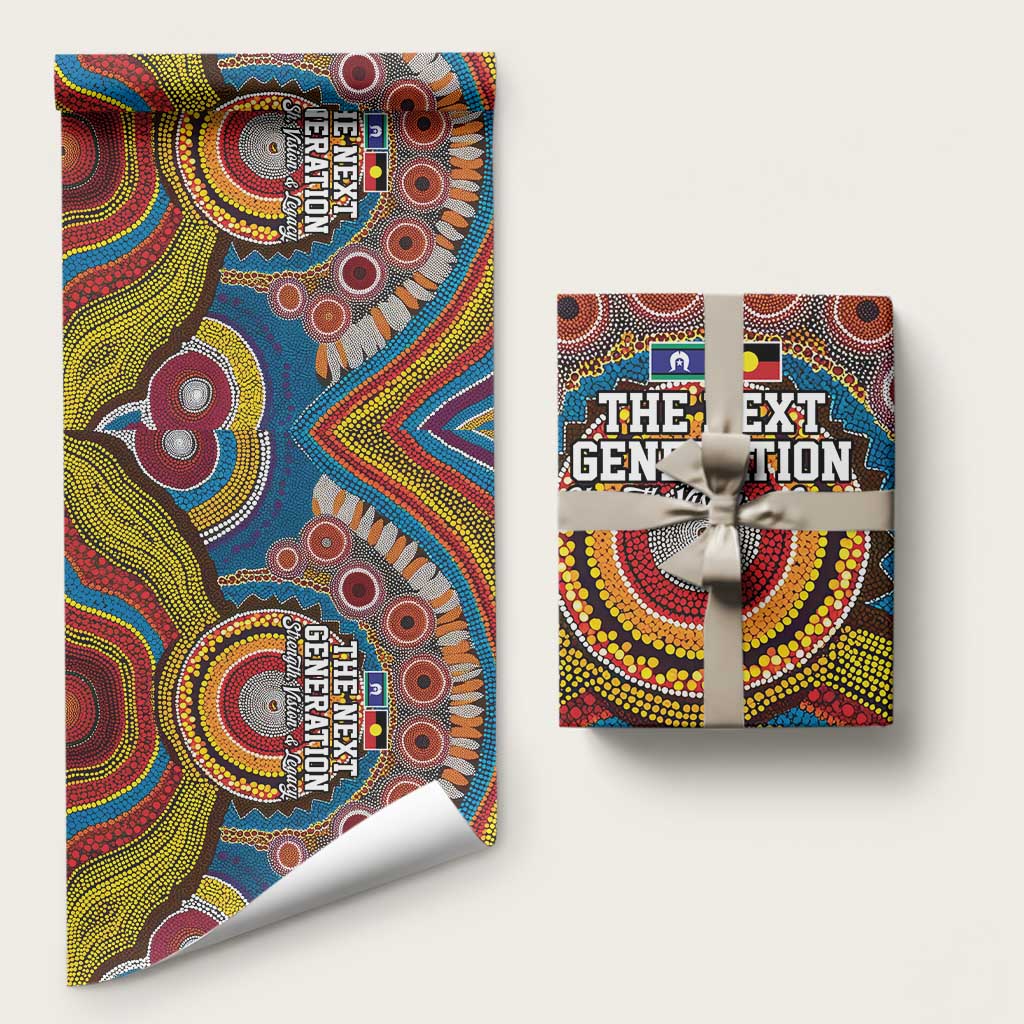 A Bright Future NAIDOC 2025 Wrapping Paper Aboriginal Indigenous Art - Aussie Hoodie